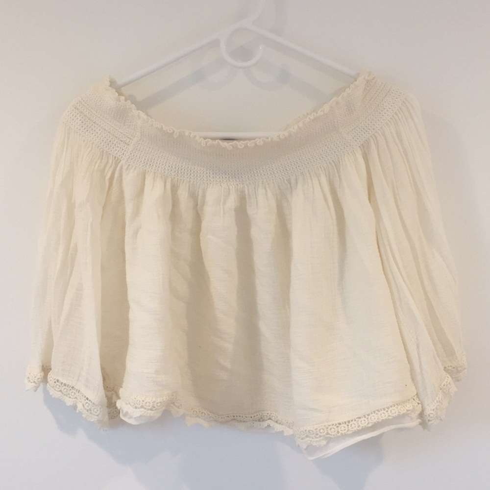 ZARA off the shoulder top